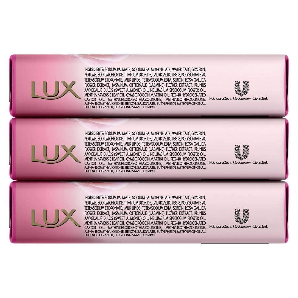 Lux Bathing Soap -Rose & Vitamin E Glowing Skin Beauty Soap Bar 150 g –