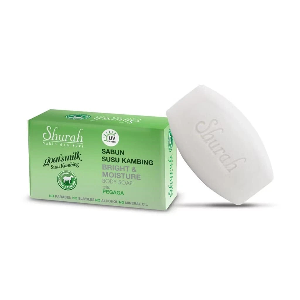 6 x Shurah Goat’s Milk Soap – Bright & Moisture with Centella Asiatica 90g