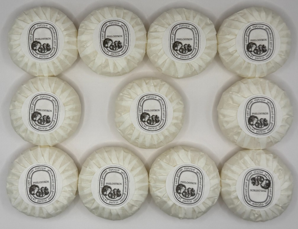 11 PACK Ritz Carlton Diptyque Philosykos Soap Bar 45g 1.58 Individually Wrapped