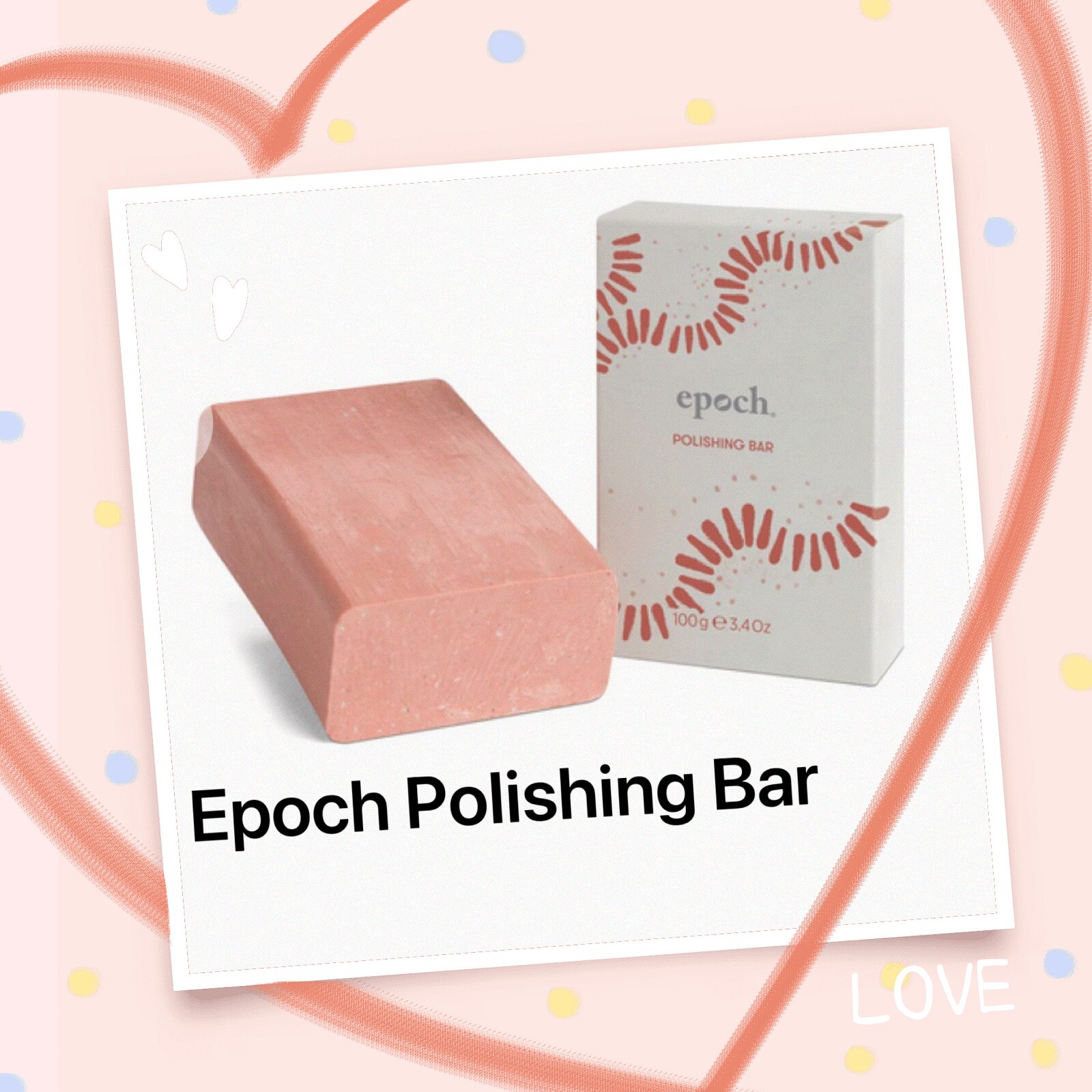 Nu Skin Nuskin Epoch Polishing Bar Soap 3.4oz Authentic