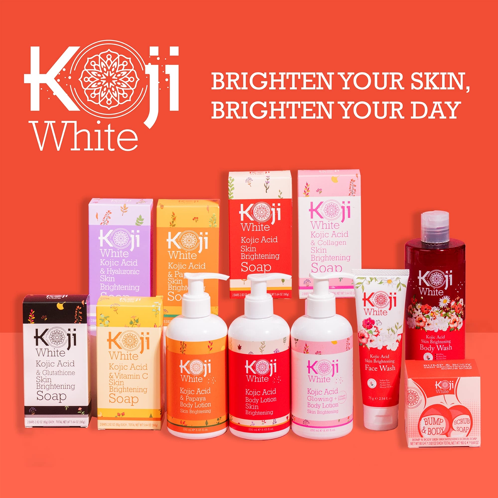 Pure Kojic Acid Skin Brightening Soap for Glowing & Radiance Skin, Dark Spots,