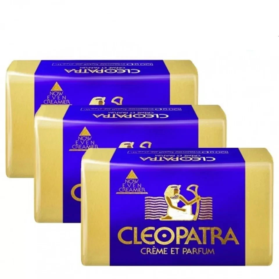 Cleopatra Creme ET Parfum Beauty Soap Bath Creamy 120gx 3