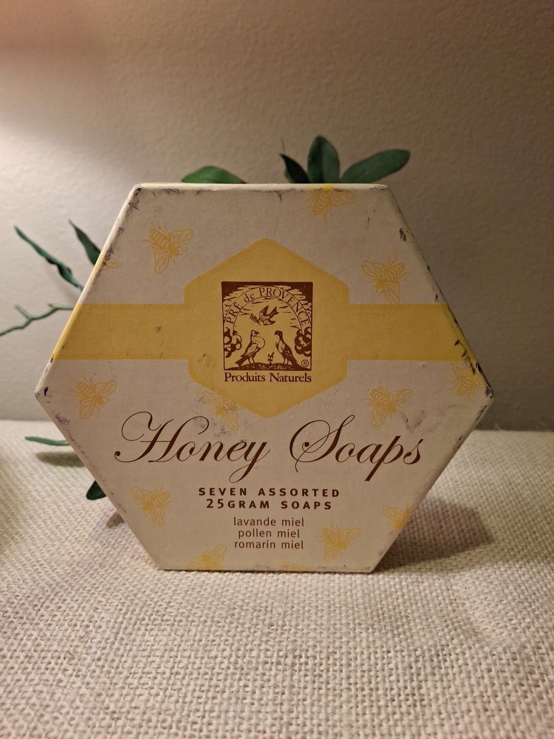 Pre de Provence 7 Small Assorted Honey Soaps Lavande Miel Made in France