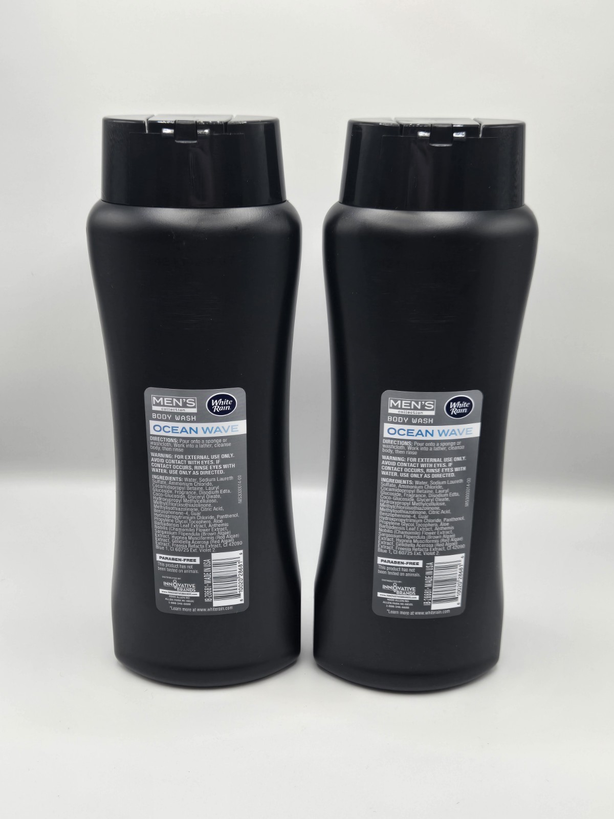 New Bigger Size! Men’s Collection Ocean Wave Body Wash-White Rain-2/18oz Bottles