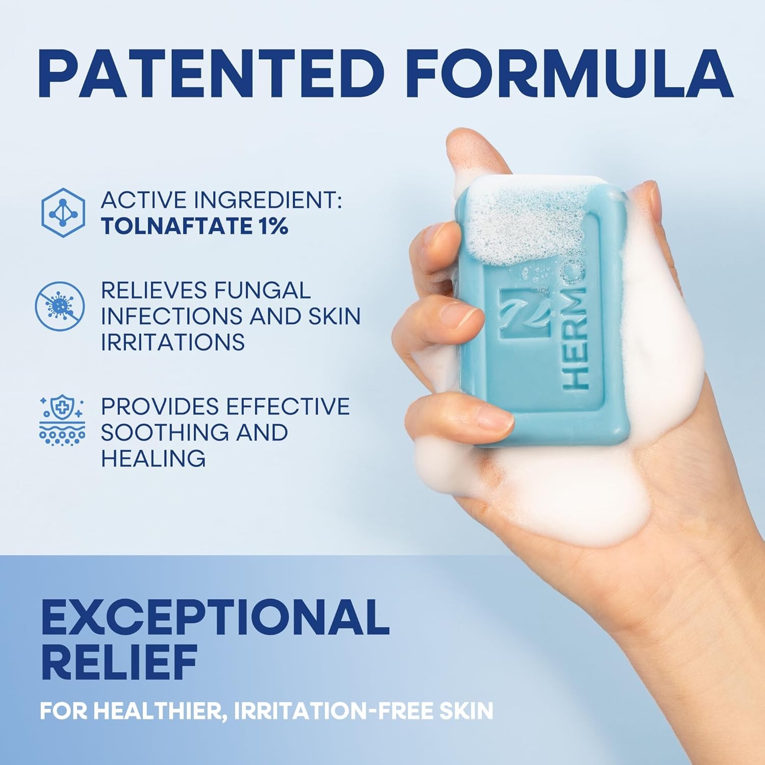 Hermon Antifungal Soap with Tea Tree Oil Antifungal Bar Soothing Care & Relie…