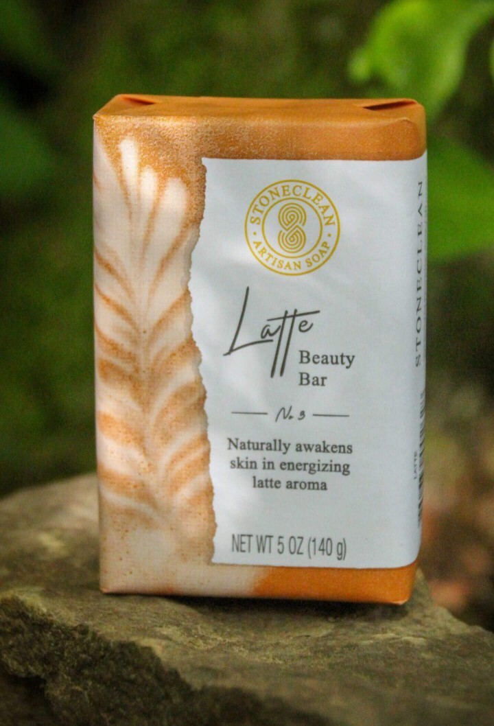 🤎 STONECLEAN 🤎 (5 Oz.) Bar ☕️🫧 ●LATTE● ☕️🫧 ≈ARTISAN SOAP≈ Beauty Bar 🫧.
