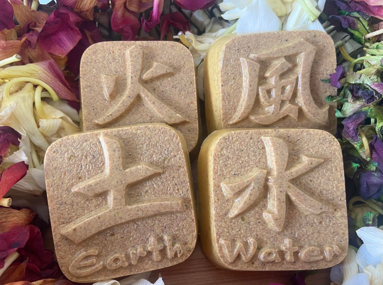 Earth Elements Safflower Calendula Double Butter Handmade Soap Bars