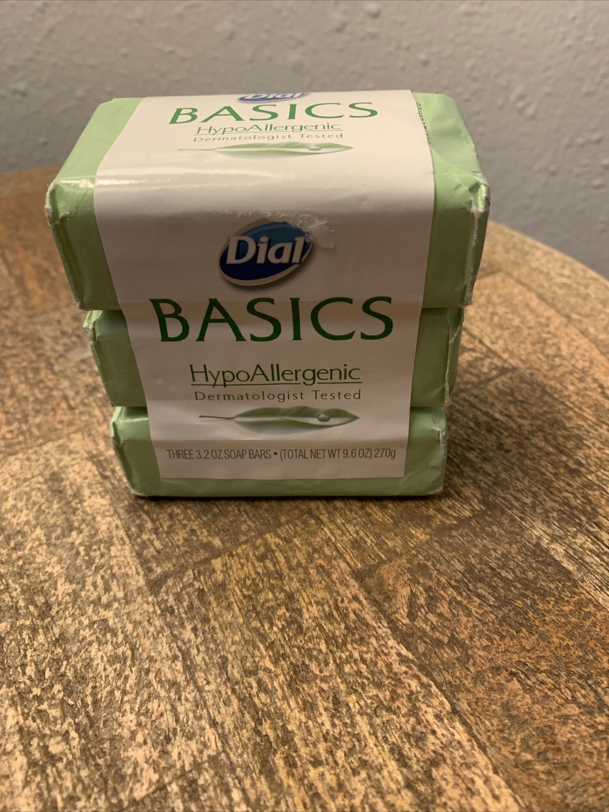 Dial Basics Hypoallergenic Bar Soap 3.2 oz x3 Discontinued Sensitive Skin New