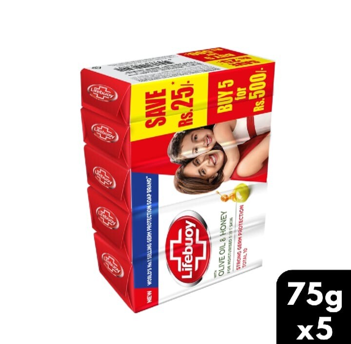 Lifebuoy Total 5 Branded Multipack, 375g