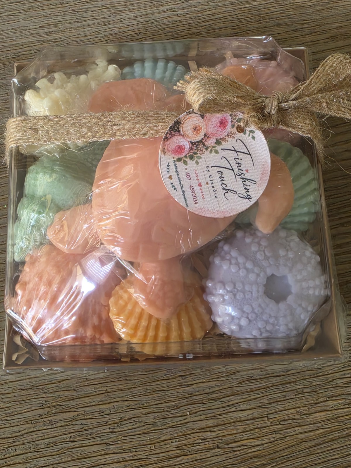 Handmade -Finishing Touch by Claudia Goat Milk Turtle Soap Set, Multipack Gift