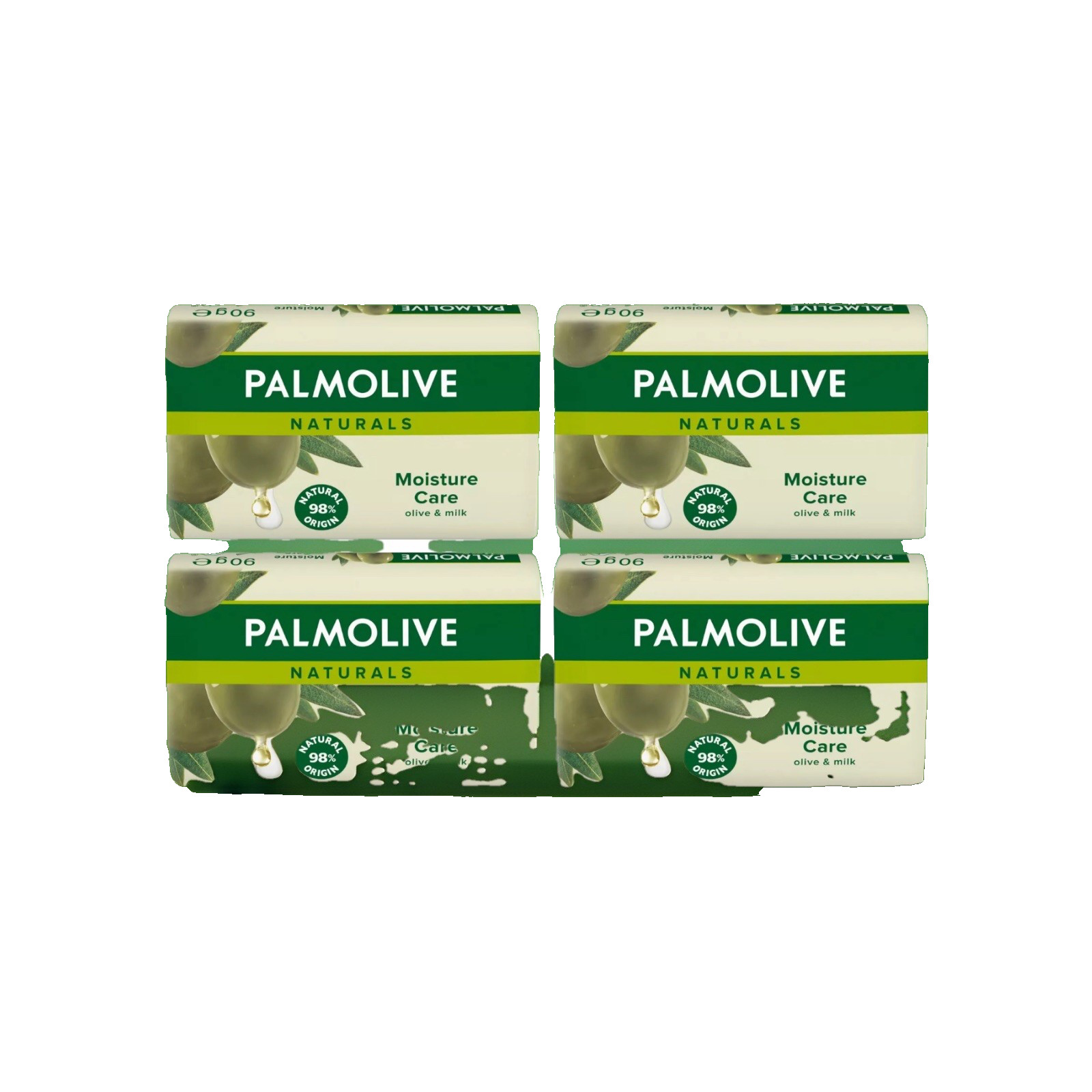 Palmolive Naturals – Moisture Care Olive & Milk Soaps 90g (Pack Of 4)