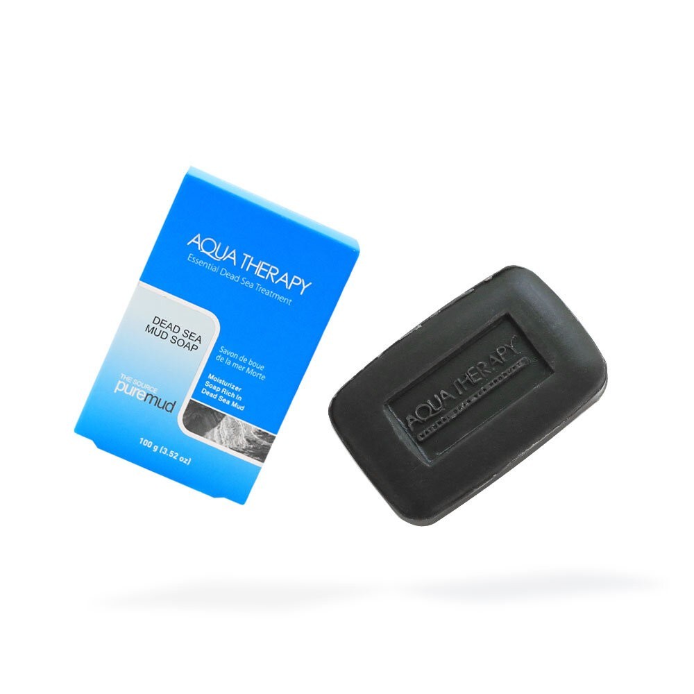 Aqua Therapy Dead Sea Mud Soap 100g – Natural Mineral Bar for Deep Cleansing…