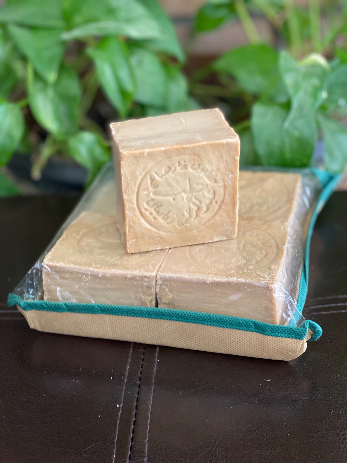 x4 Laurel Natural Soap Cubes, Handmade of Olive Oil, Laurel Perfumes and Alkalis