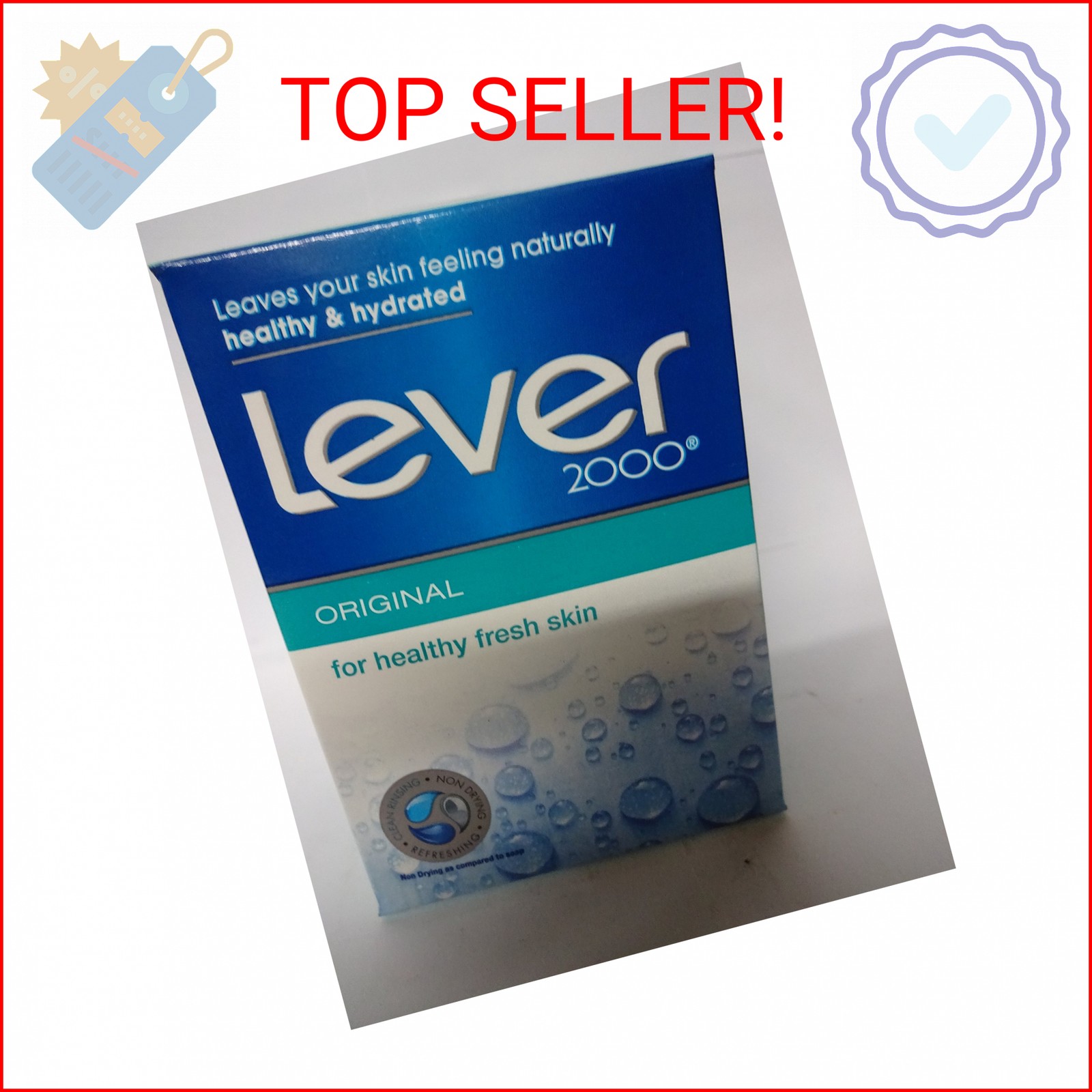 LEVER 2000 BAR Soap, Original, 4 Oz