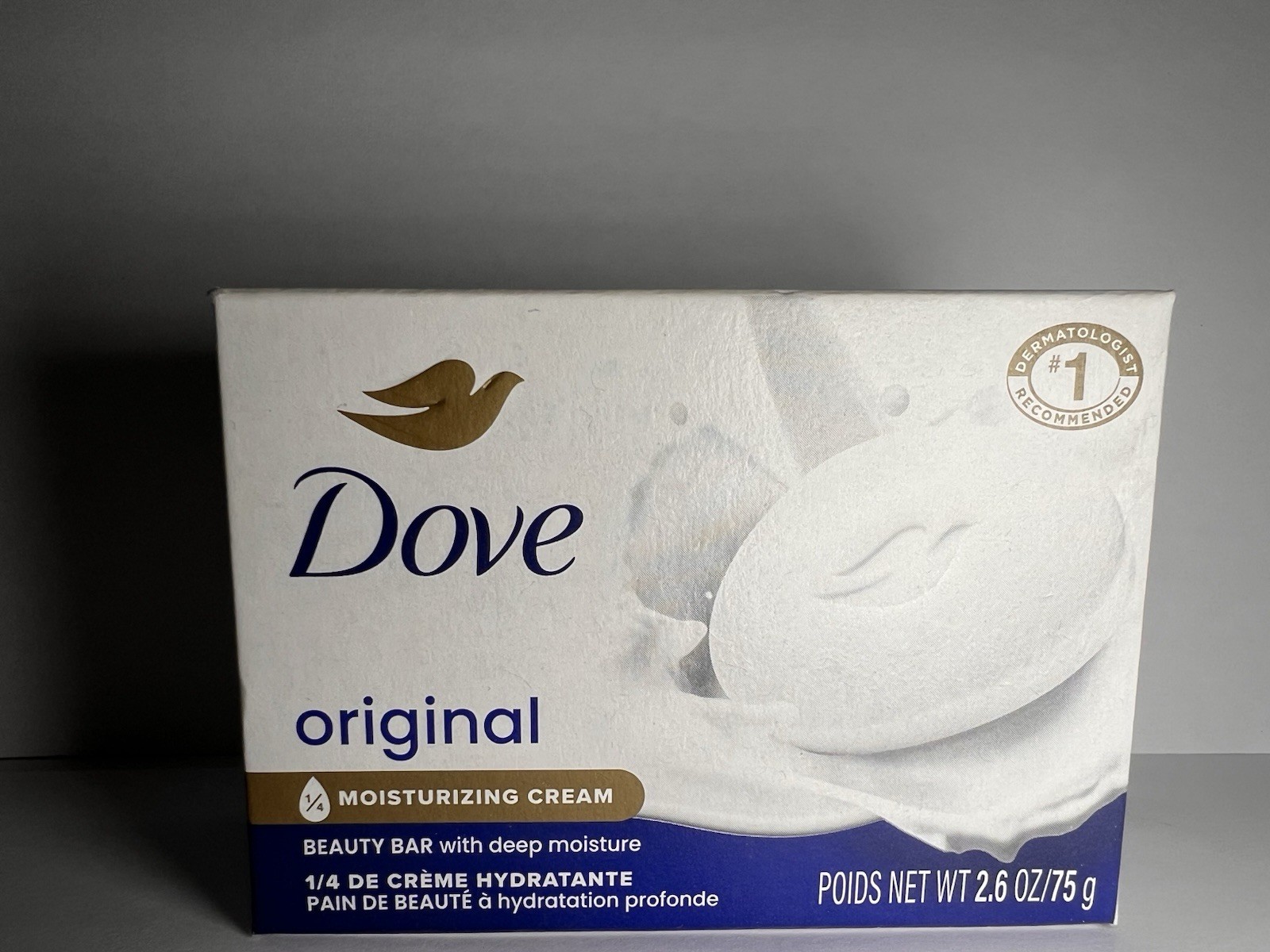 Dove Original Beauty Bar Soap 2.6 oz (2-Pack)- Moisturizing Cream