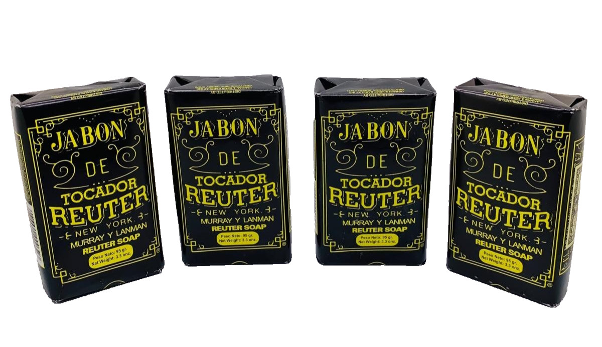 Murray & Lanman Reuter Bar Soap 3.3 oz Pack of 4 Bath Soap Bars