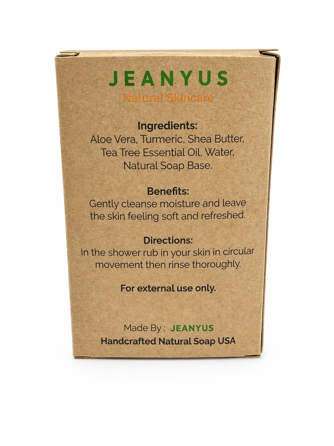 Aloe and Turmeric Natural Soap bars Pack of 3