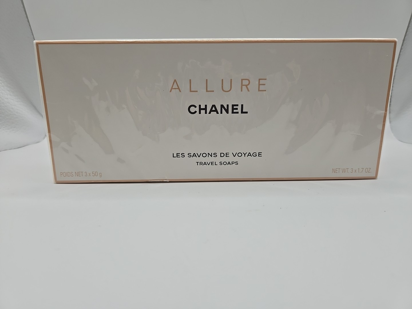 Chanel Allure Bath Soap Savon Sealed Box. 3 Bars
