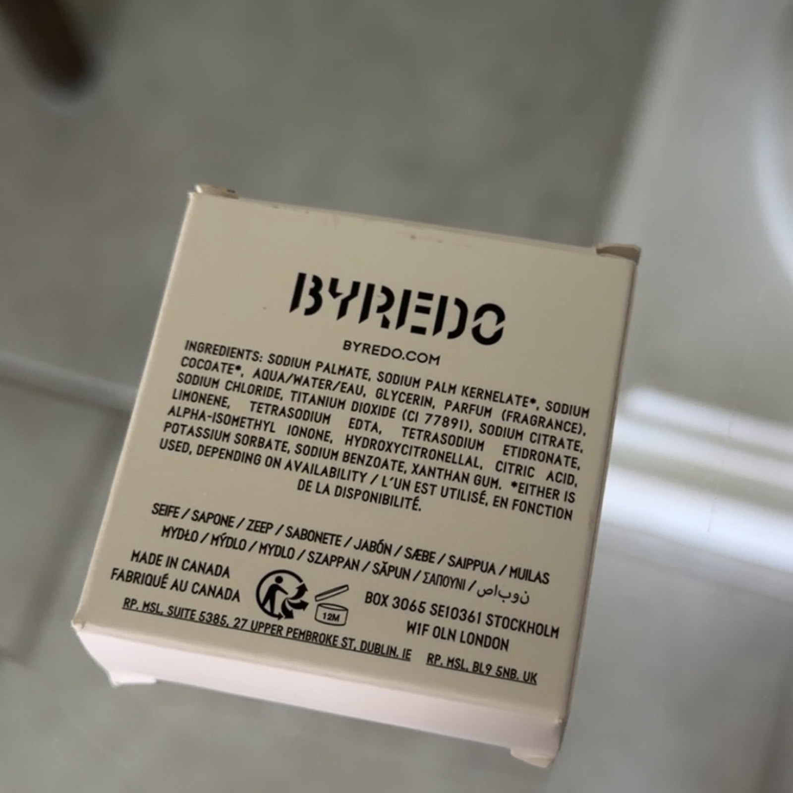 Byredo Bal d’Afrique Soap Bar 30g Travel Size New