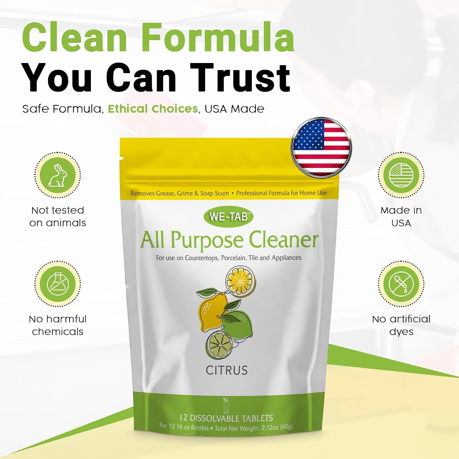 All Purpose Cleaner Concentrate Refill, Multi Surface Clean Refill, Non Toxic