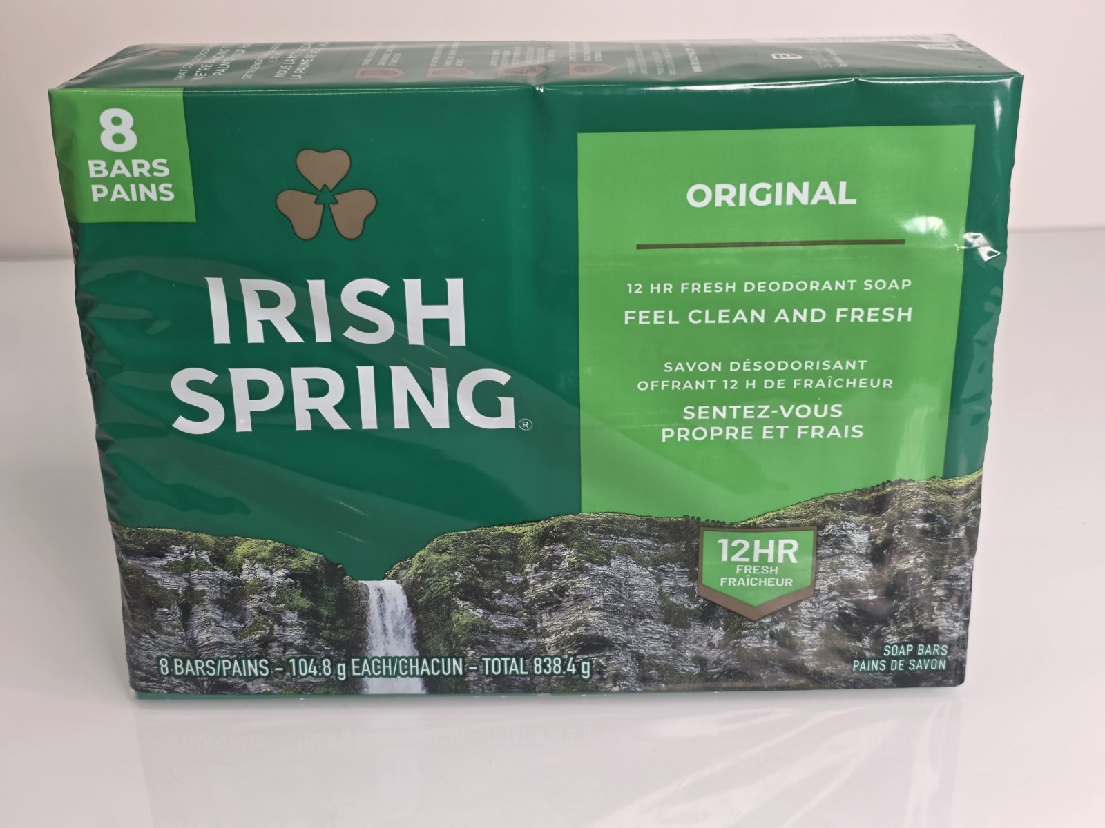 Irish Spring Bar Soap 8 Pack Old Formula No Linseed 3.7 oz. Bars – NEW SEALED