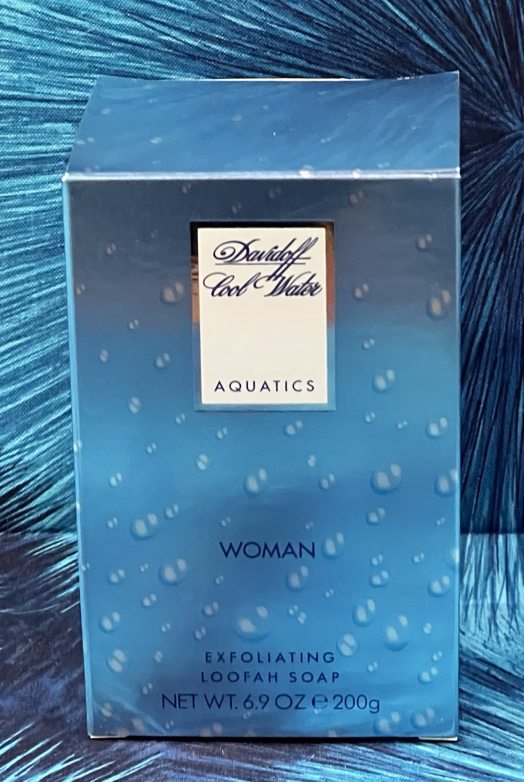 DAVIDOFF COOL WATER WOMAN AQUATICS EXFOLIATING LOOFAH SOAP 6.9oz LANCASTER