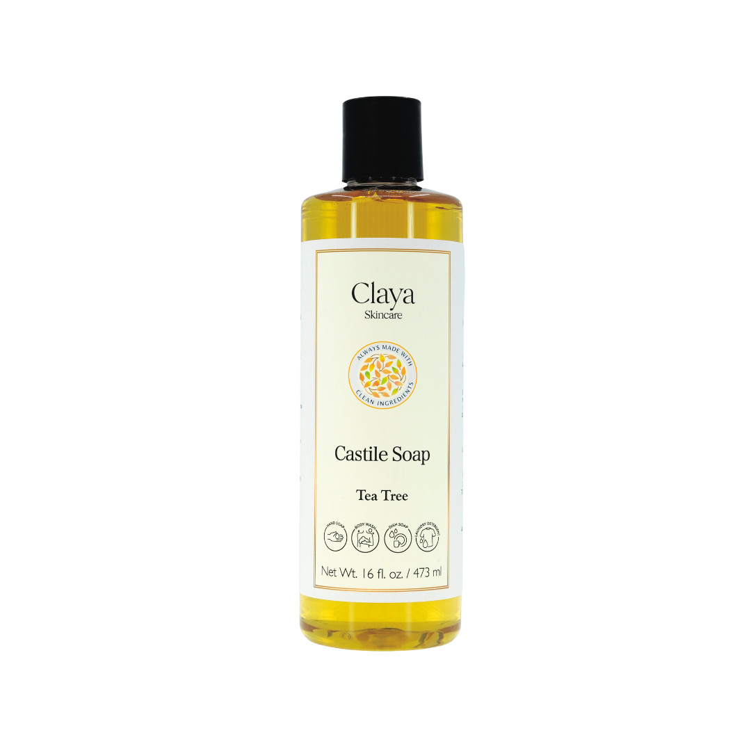 Liquid Castile Soap (Disc Cap) – Organic Ingredients, Gentle For Sensitive Skin