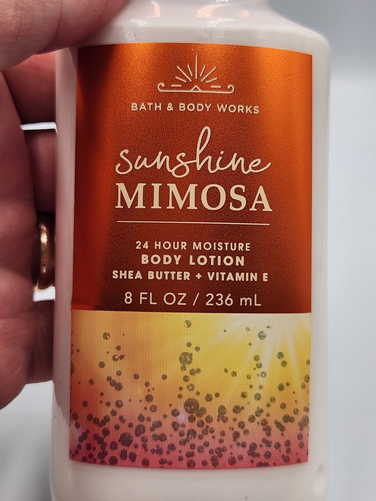 Bath & Body Works Sunshine Mimosa 24 Hour Moisture Body Lotion 8 fl oz Shelf