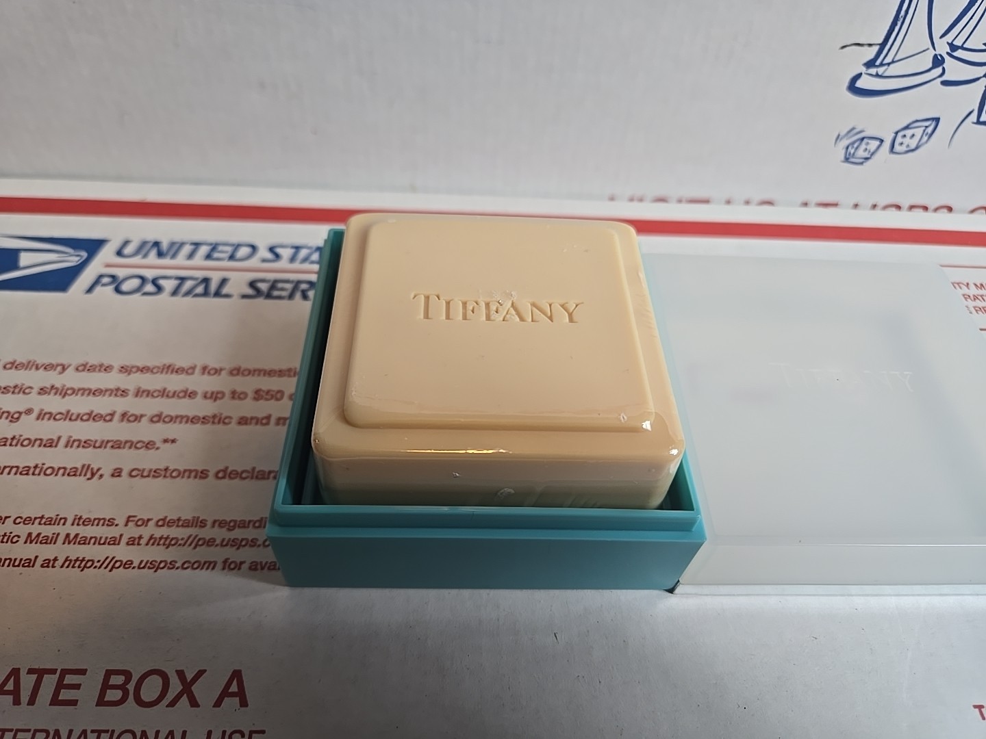 Tiffany & Co. 3.52 Oz. Net Wt. 100G Perfumed Soap in Case, NEW