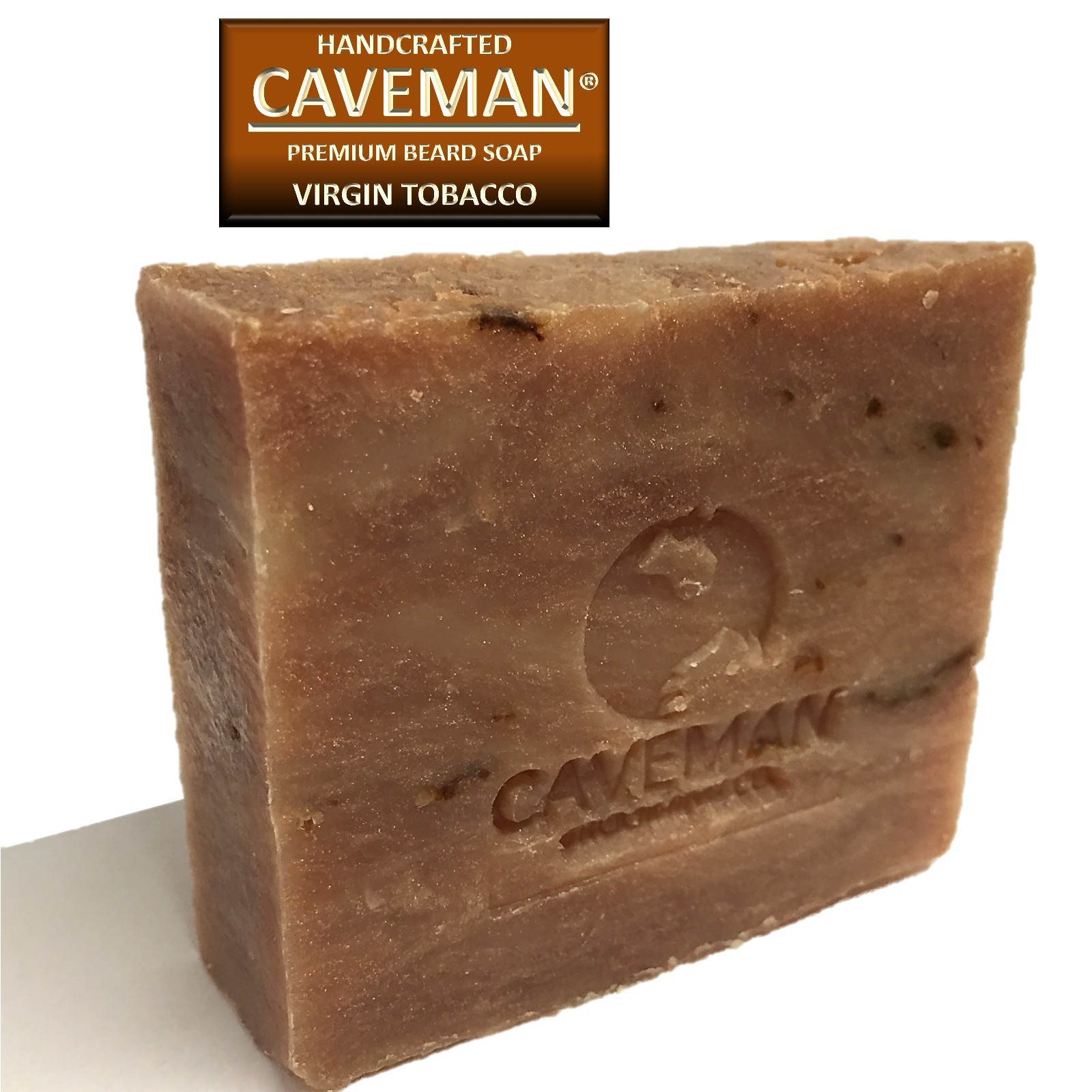 Original Handcrafted Beard and Body Soap by Caveman Virgin Tobacco
