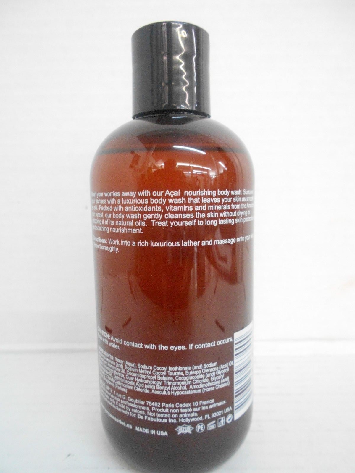 De Fabulous Amazon Series NOURISHING BODY WASH for Normal to Dry Skin ~8.5 fl oz