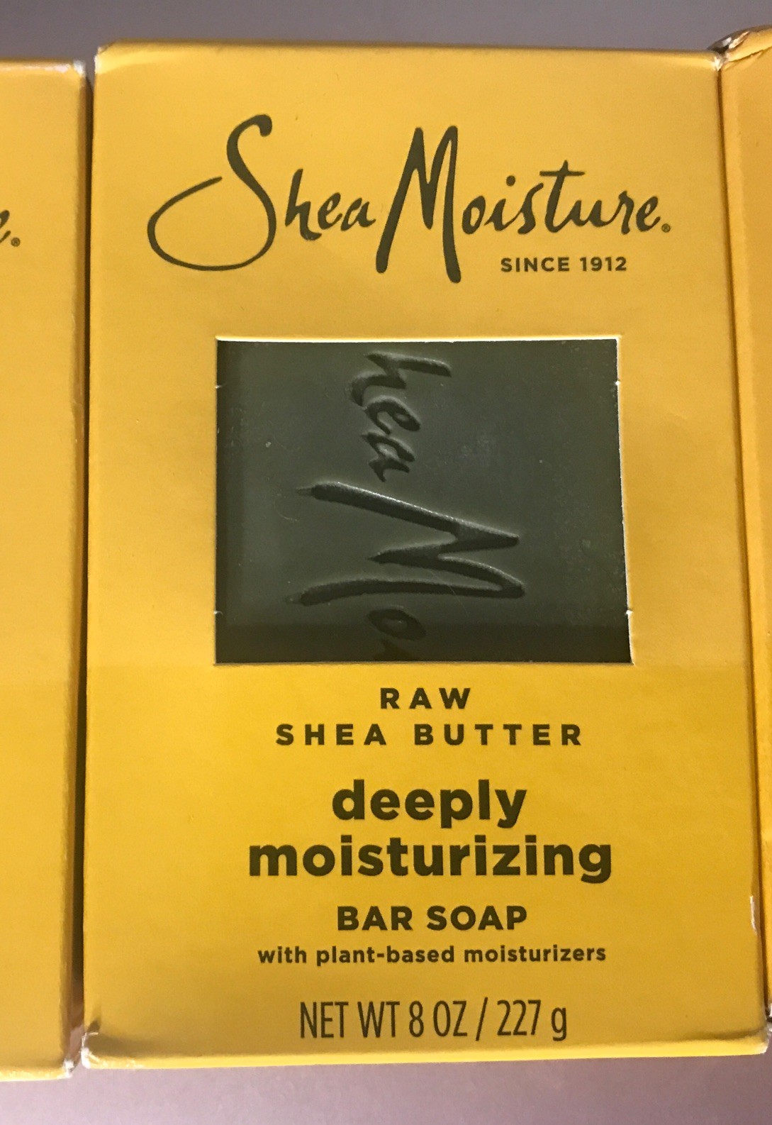 Shea Moisture Raw Butter Deeply Moisturizing Bar Soap 8oz Lot Of 3