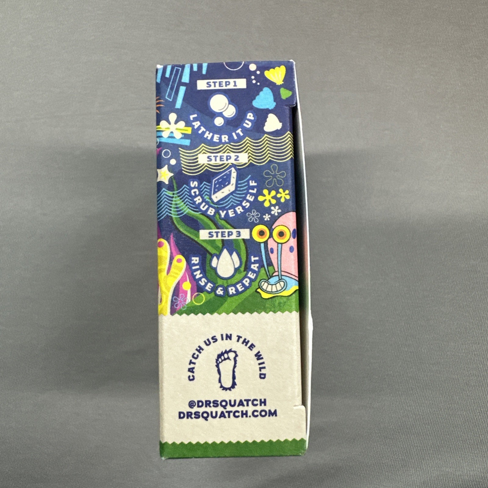Dr. Squatch Nautical Nonsense SpongeBob Square Pants Pineapple Extract Soap 5oz