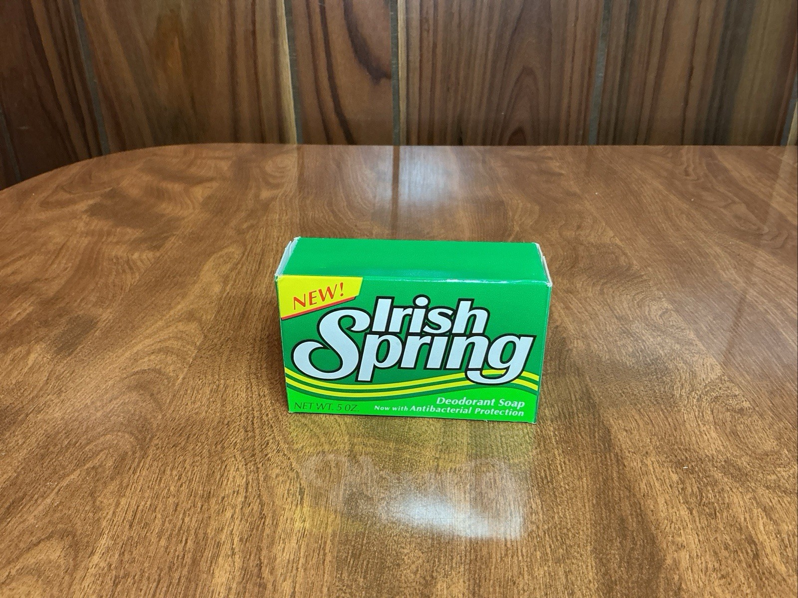 Colgate Palmolive IRISH SPRING Deodorant Soap Bar 5 oz New NIB imp Vintage