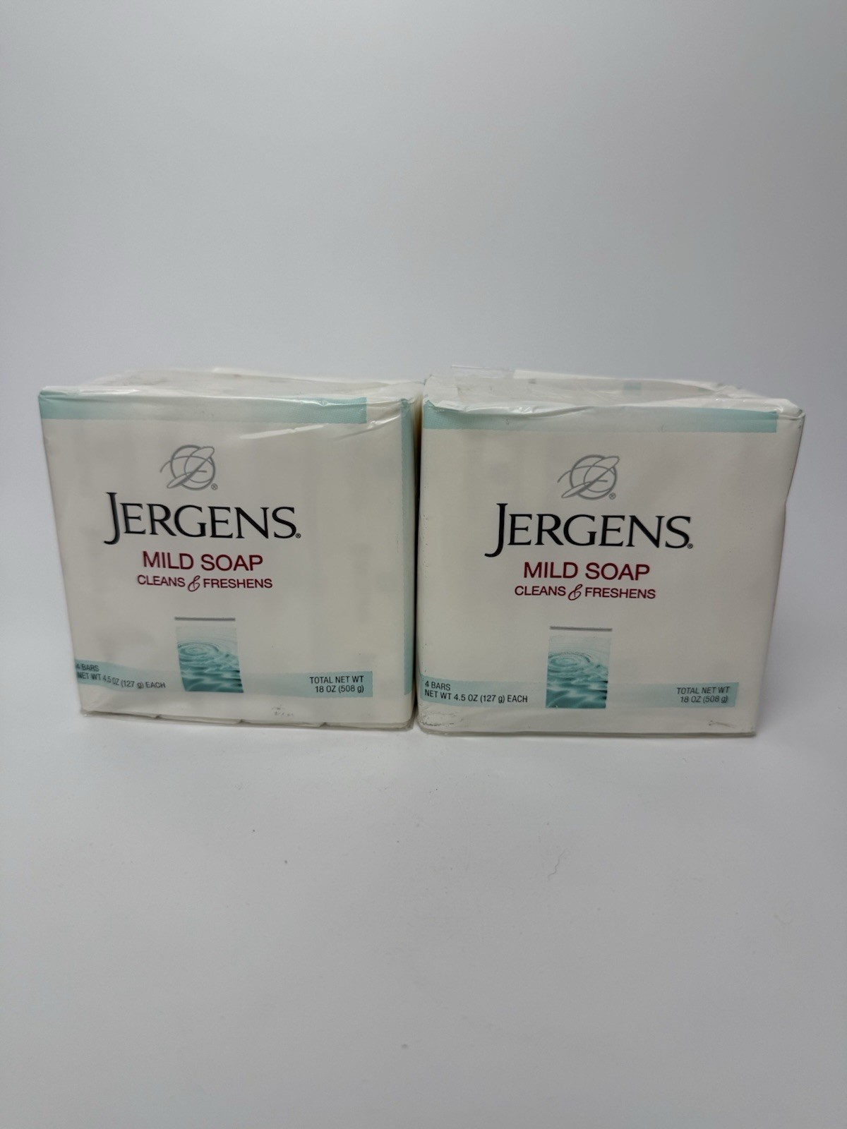 Jergens Mild Bar Soap 4.5 Oz Bars W/ Tallow & Tallowate 2 Pack – 8 Bars Total