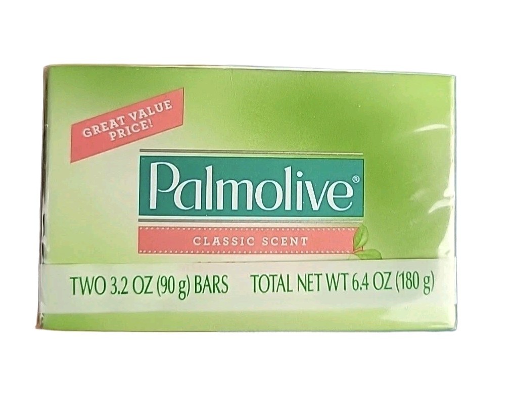 💚 PALMOLIVE 💚🌱 (2-BARS) 3.2 Oz. 🫧 ●CLASSIC SCENT● 🫧 Mild All Family Soap.
