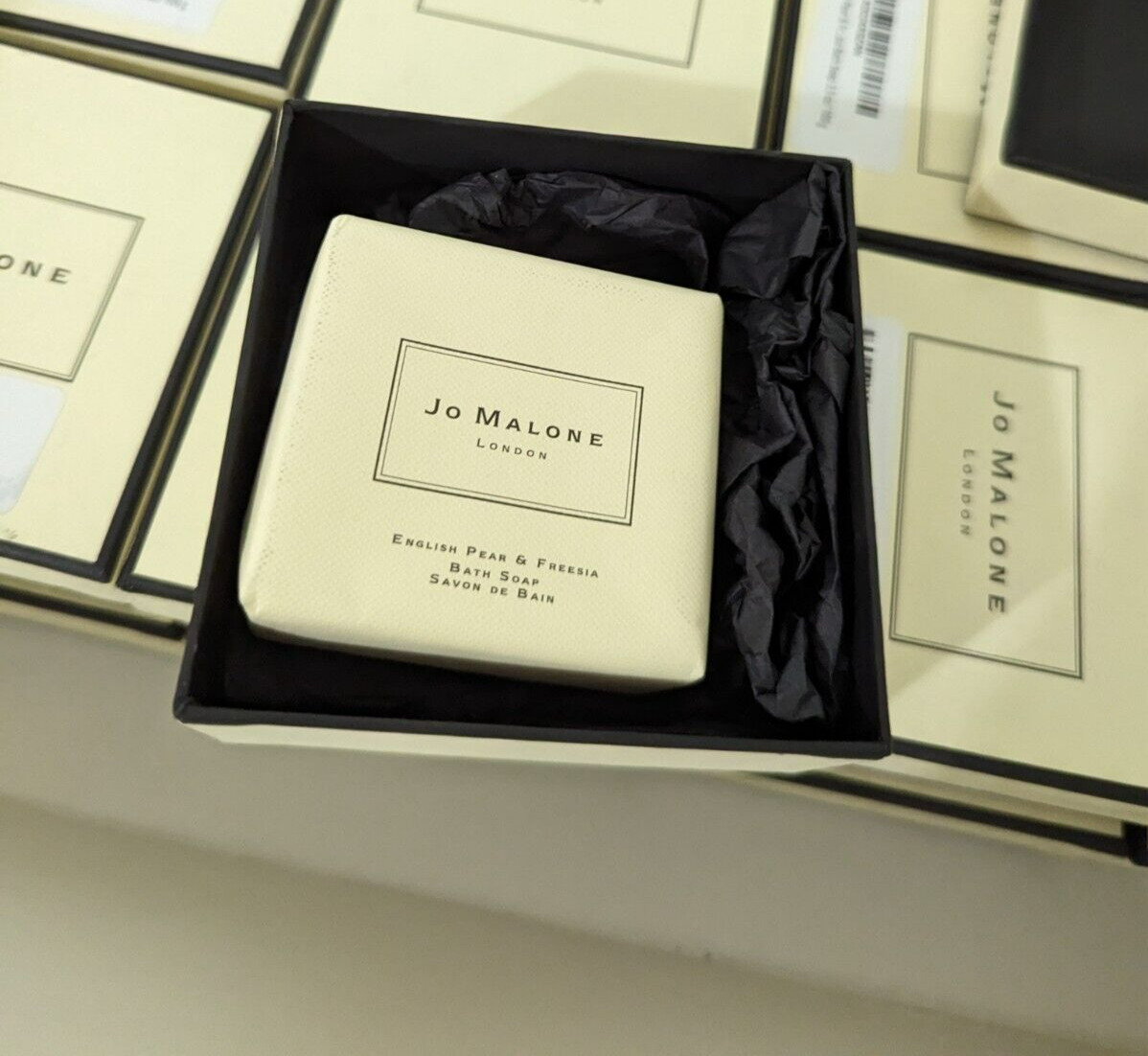 New in Box Jo Malone English Pear & Freesia Soap 3.5 oz/100g