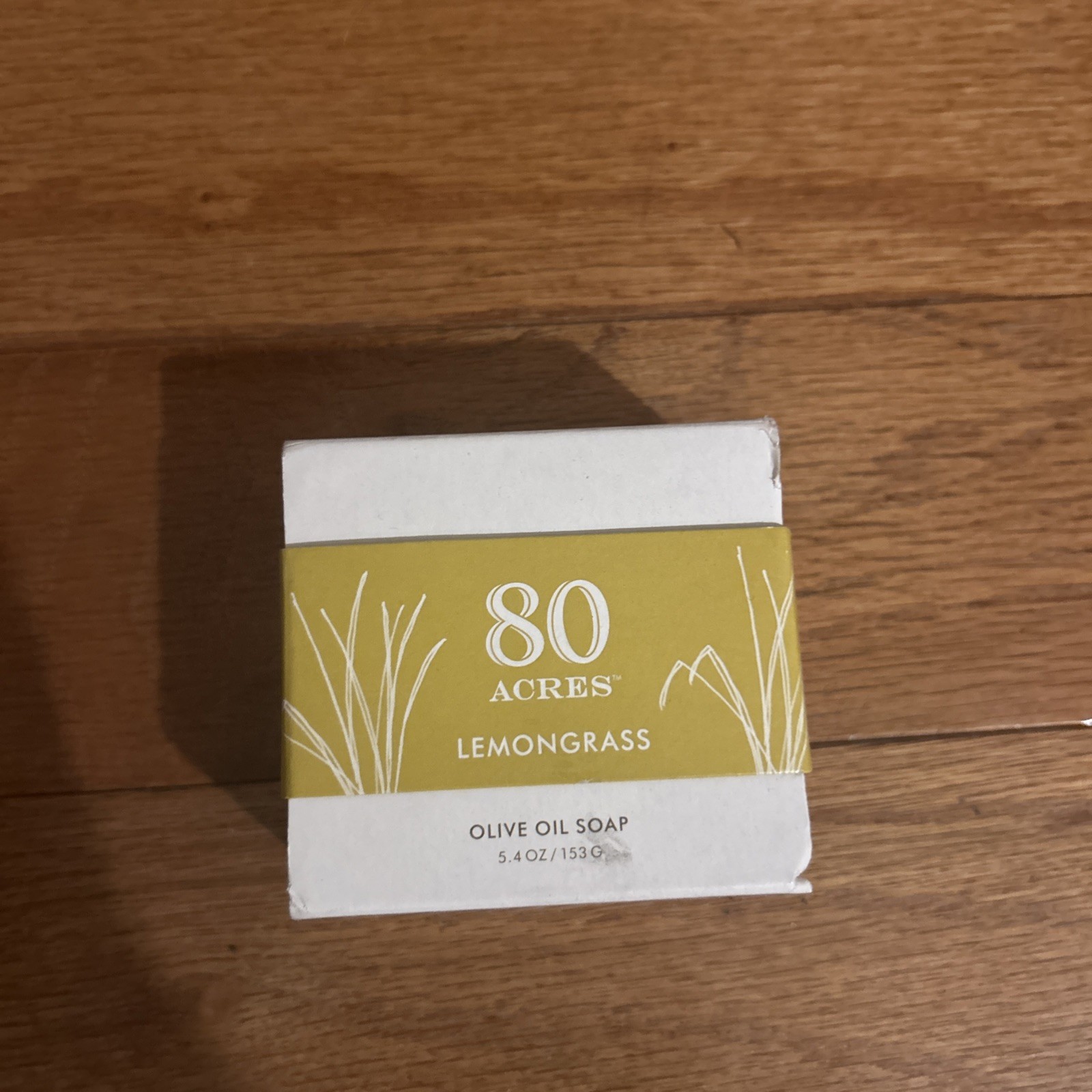 NWT80 Acres Lemongrass • OLIVE OIL SOAP • 5.4 OZ / 153G