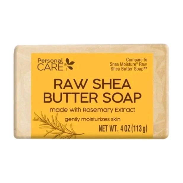 Raw Shea Butter Bar Soap 4 PACK Personal Care 4oz Ea Compare to Shea Moisture