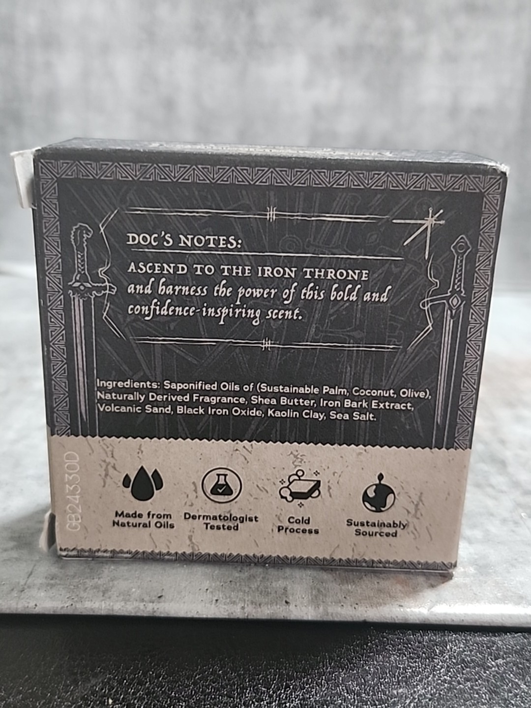 DR. SQUATCH Men’s All Natural Bar Soap – Thousand Sword Scrub – 5oz