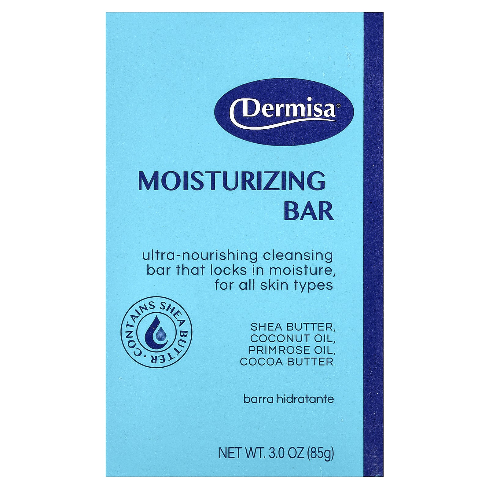 Moisturizing Bar Soap, For All Skin Types, 3 oz (85 g)
