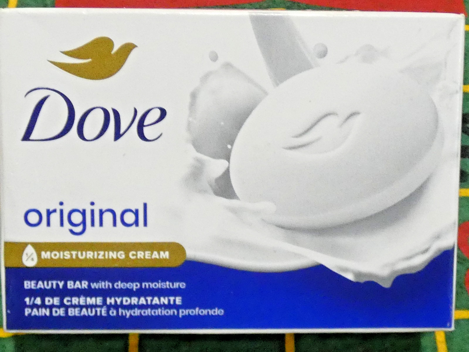 Dove Original Beauty Soap Bar With Moisturizing Cream 3.75 OZ (106g)