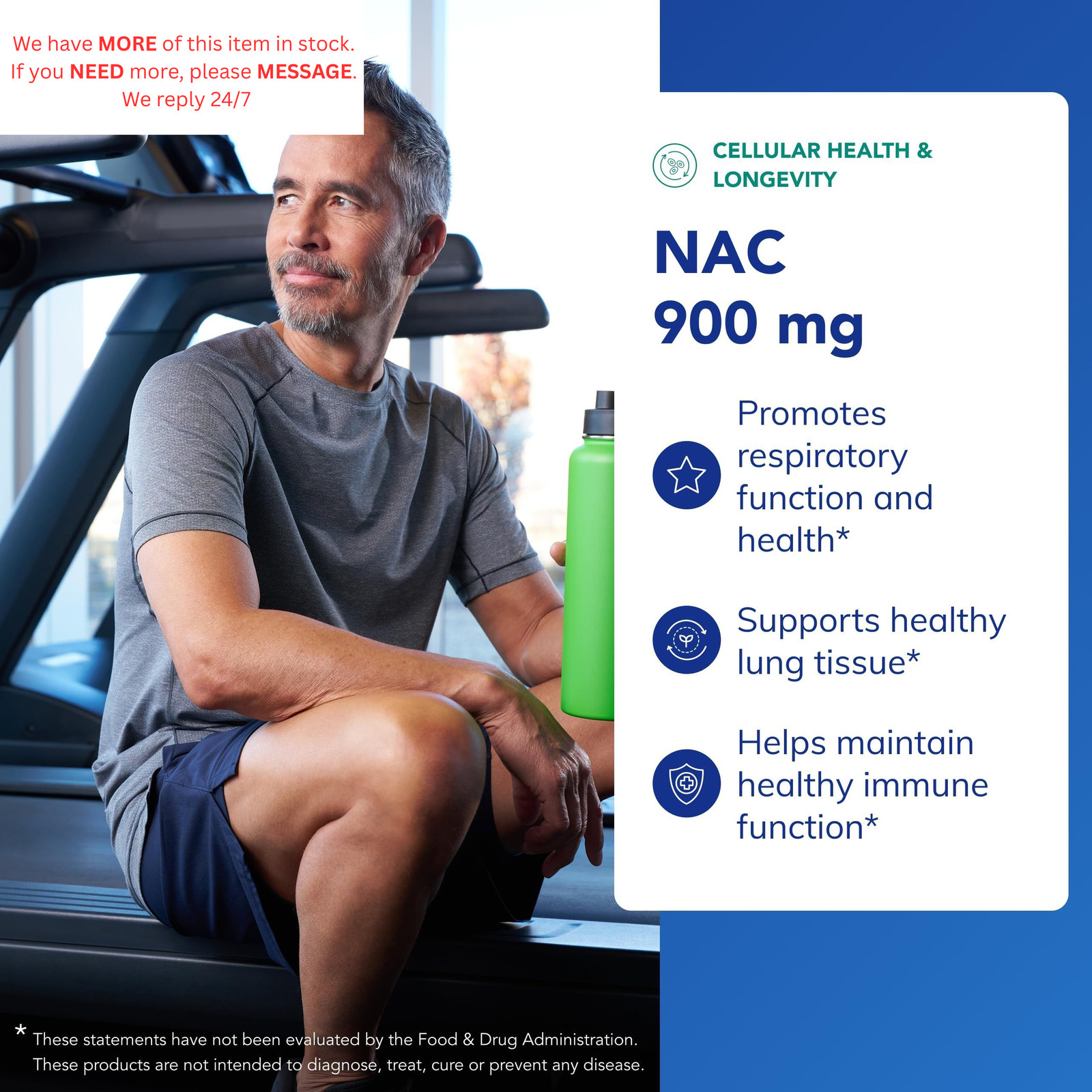 Pure Encapsulations NAC 900 mg – N-Acetyl Cysteine 120 Count (Pack of 1)