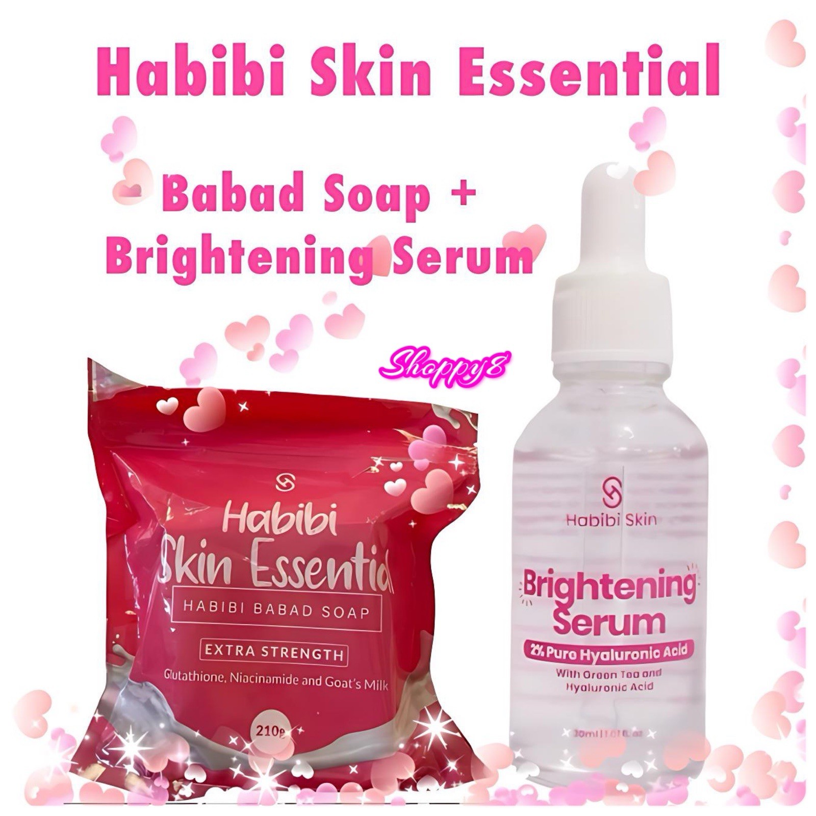 Habibi Skin Essential BABAD SOAP + Brightening Serum
