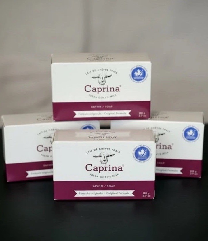 NEW Lot Of 5 Caprina Fresh Goat’s Milk Soap Bar Original Formula 110g / 3.9oz