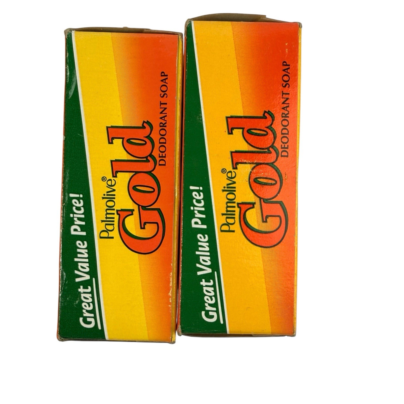 Vintage Palmolive Gold Deodorant Soap Bars 4.5 oz Each 2 Pack Movie Prop New