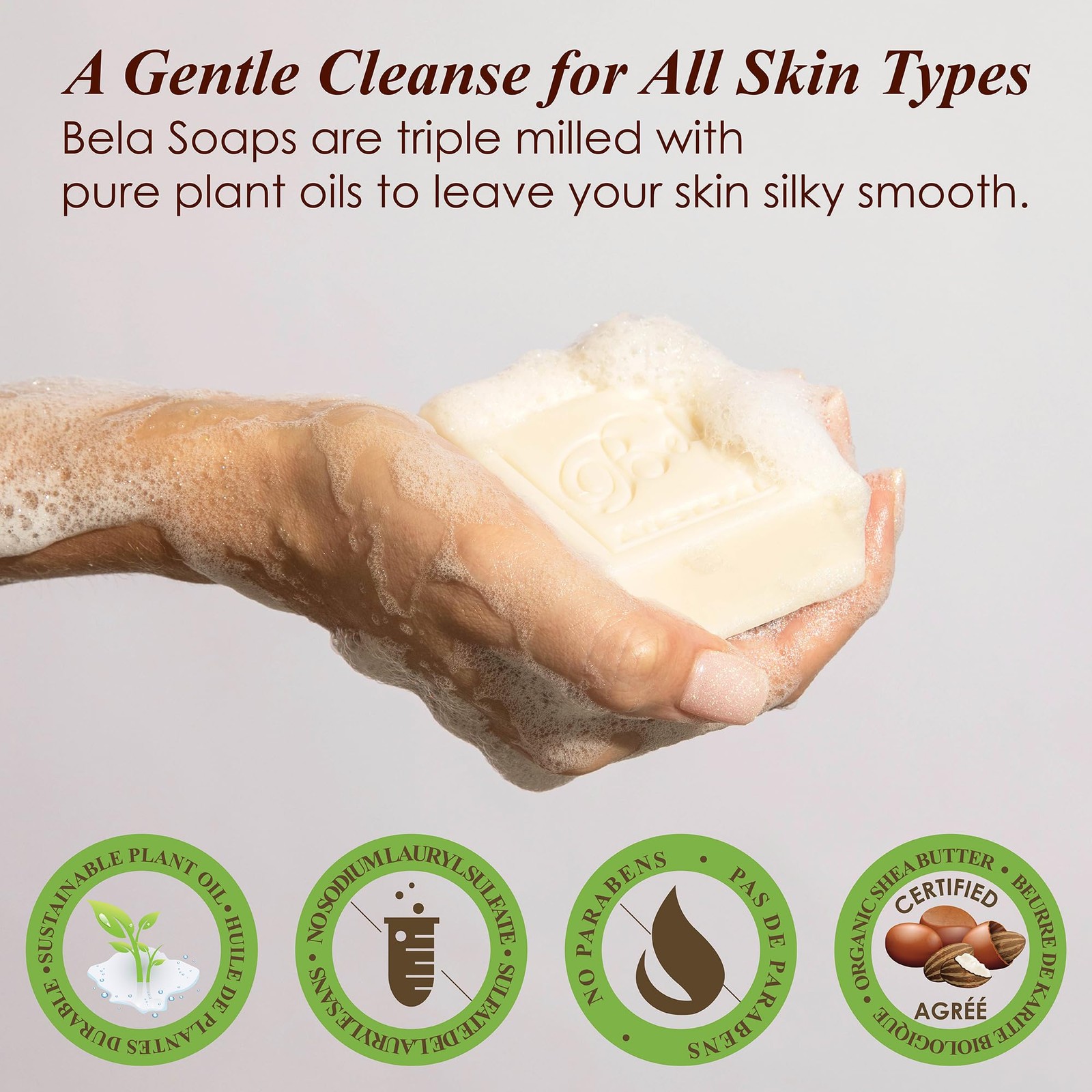 Extra Creamy Goat Milk Soap 3.3 OZ Pack of 6, Long Lasting French Triple Mill…