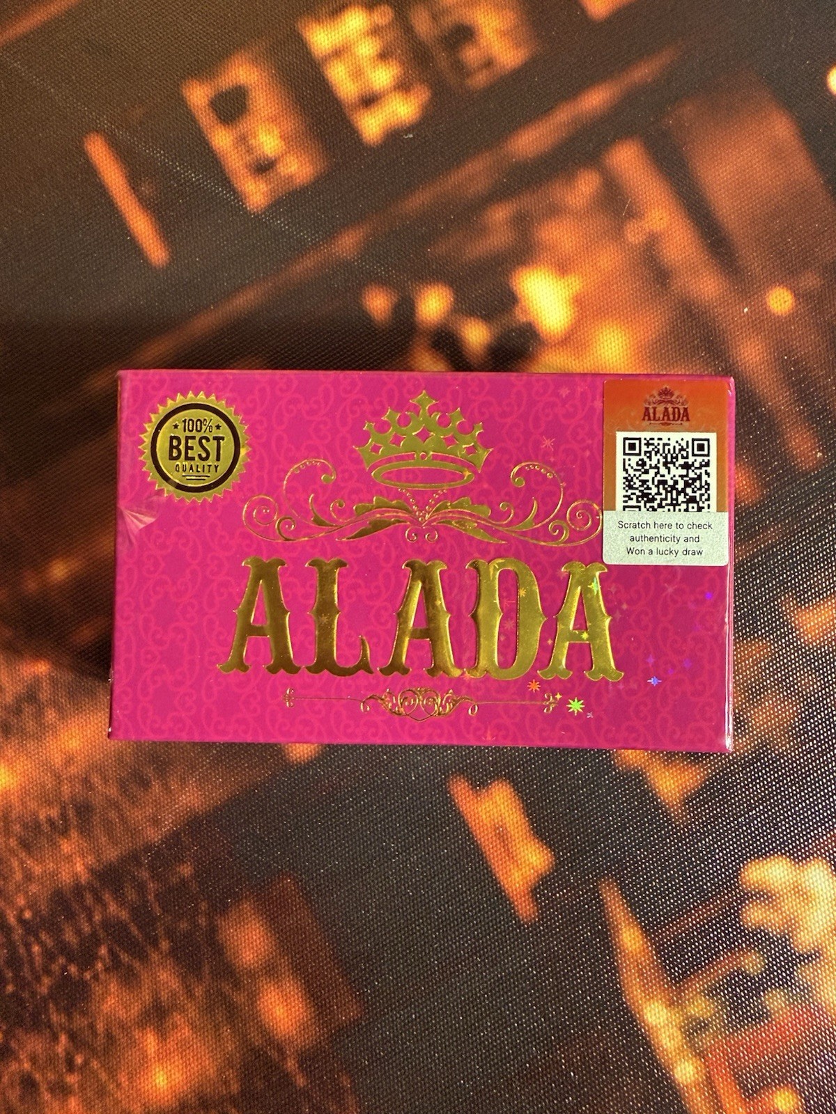 ALADA Kojic Acid & Glutathione Facial Body Soap Bar Thailand New Sealed (T7)