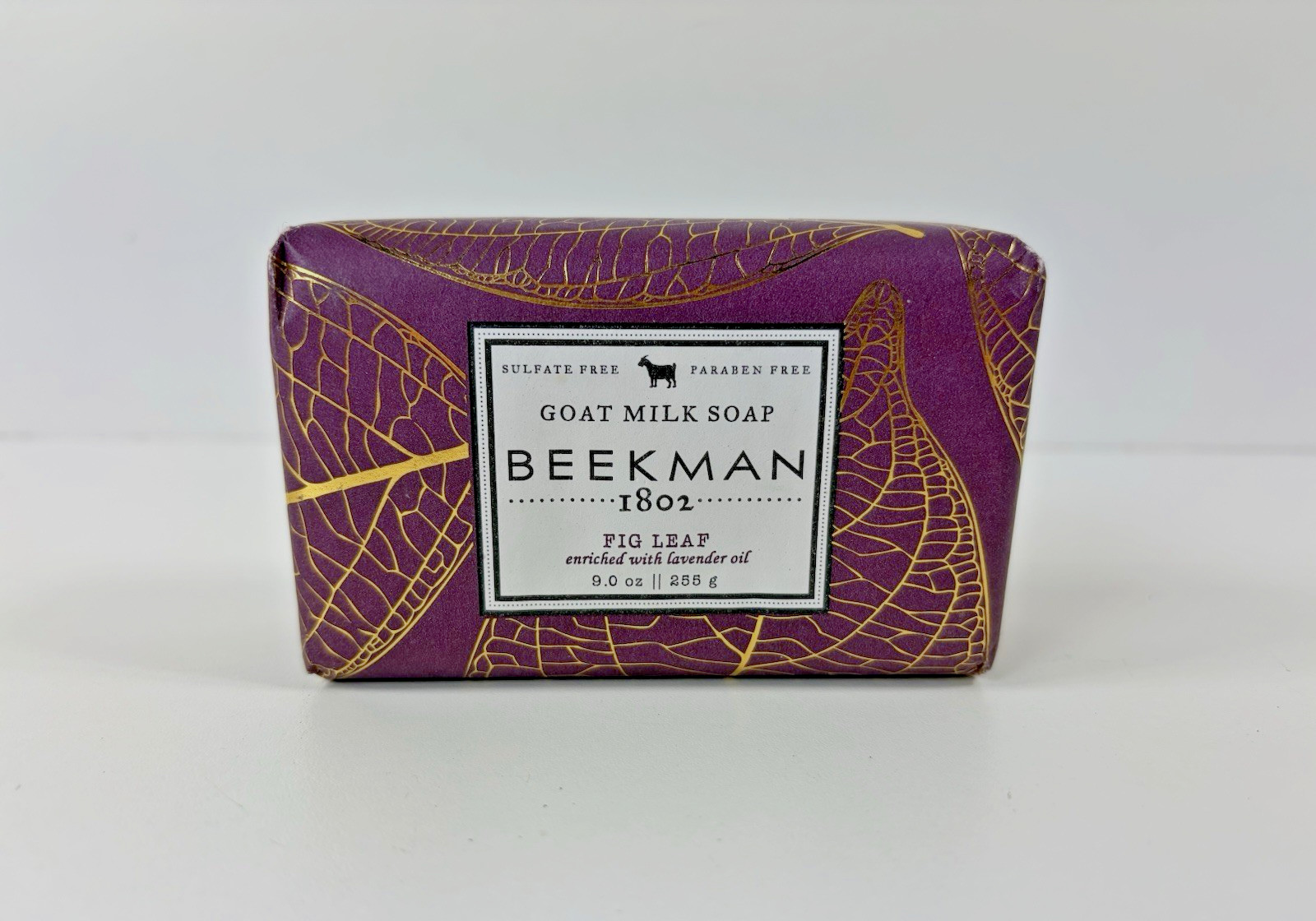 Beekman 1802 Goat Milk Soap Bar FIG LEAF 9 Ounce