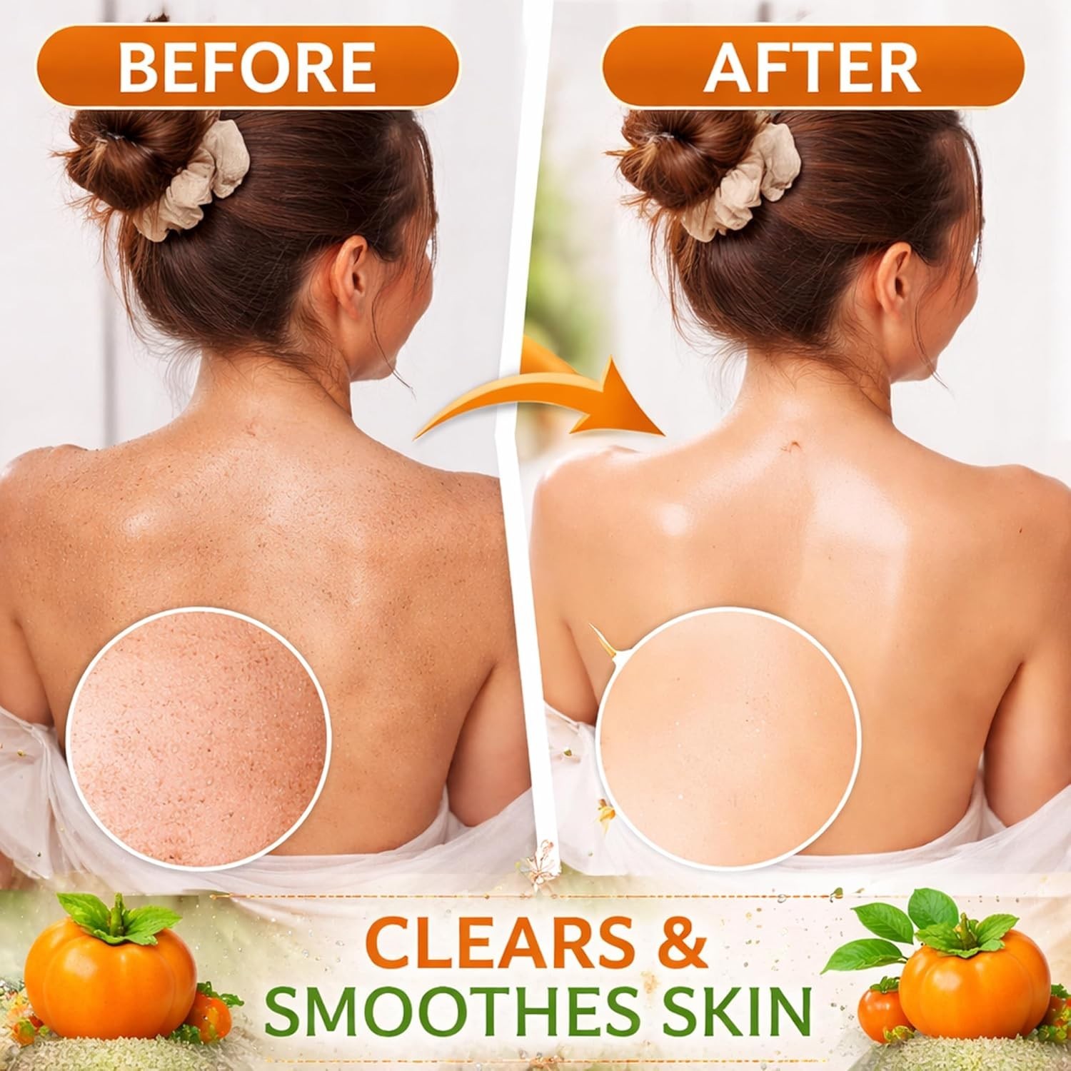 Persimmon Soap for Body Odor, Japanese Persimmon Soap, Contains Green Tea Ext…